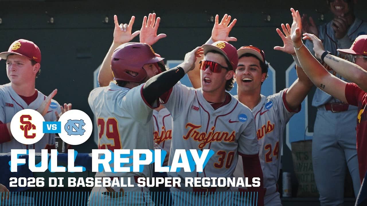 USC vs. North Carolina (June 5): 2026 NCAA baseball super regionals | FULL REPLAY