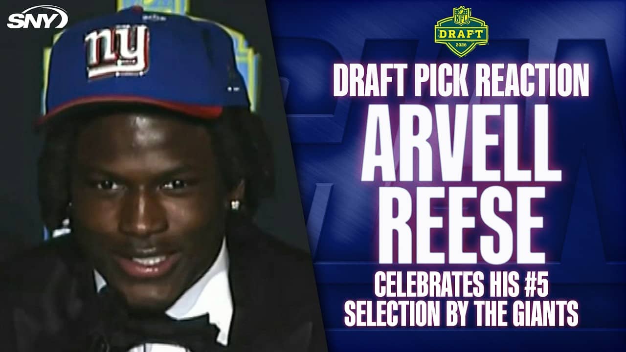 Arvell Reese talks about being an ‘impact player’ for the Giants