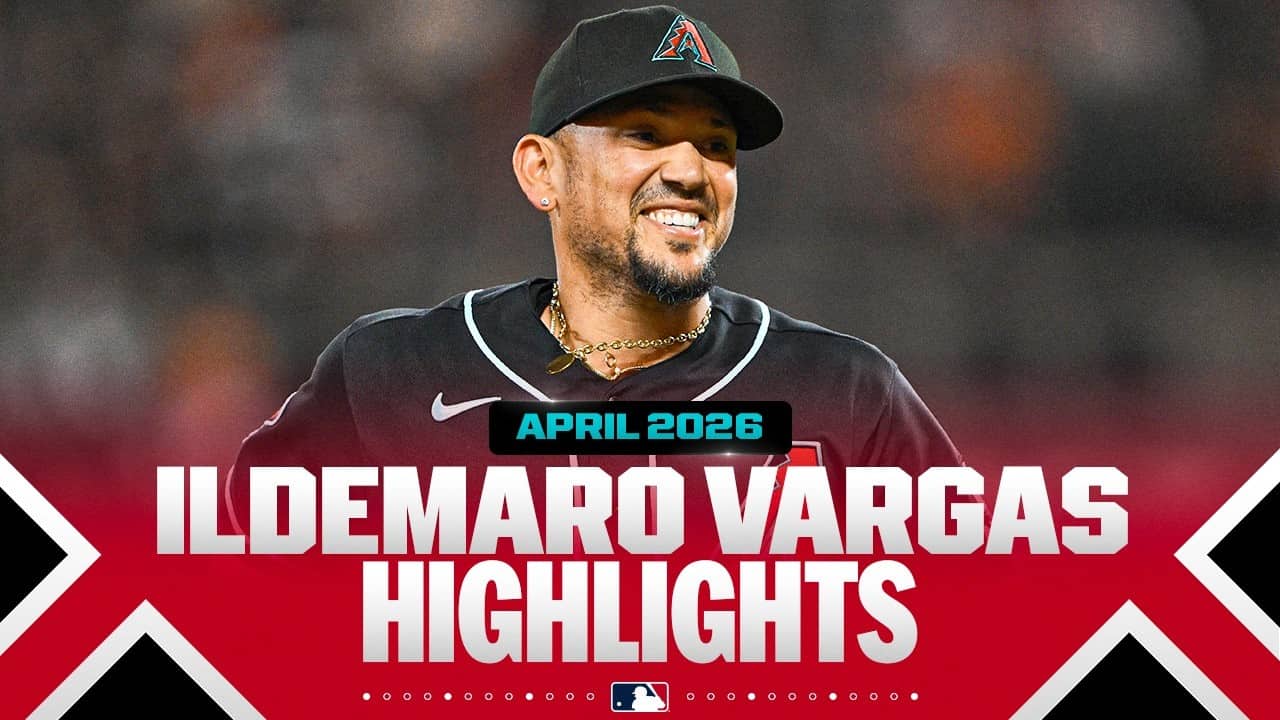 NL Player of the Month for March/April 2026 is Ildemaro Vargas of the D-backs! 🐍 MLB Highlights