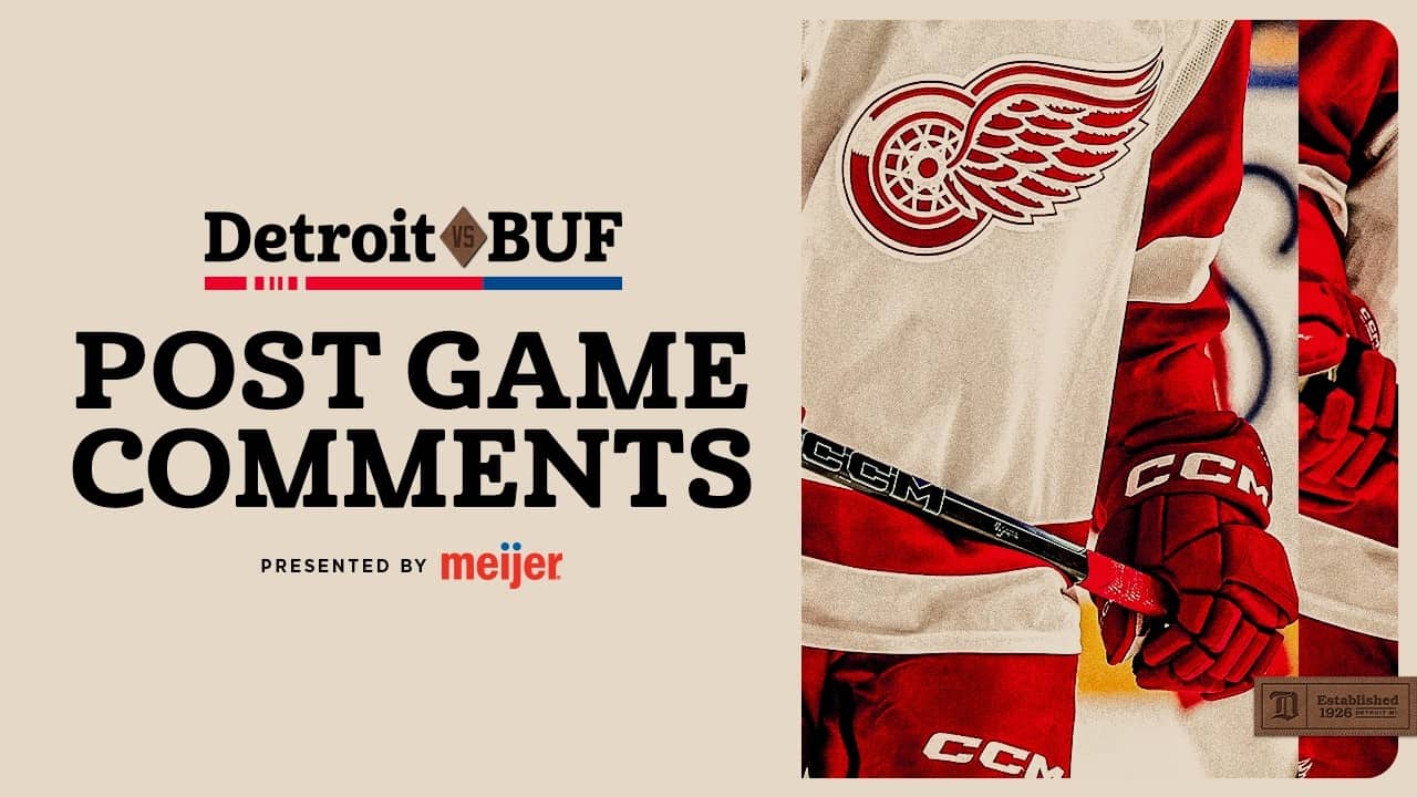 Patrick Kane, Jacob Bernard-Docker, Moritz Seider, Todd McLellan Post Game @ BUF | March 27, 2027
