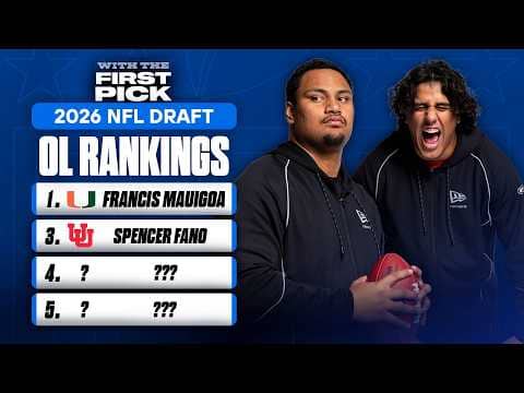 FINAL 2026 NFL Draft OFFENSIVE LINE Rankings