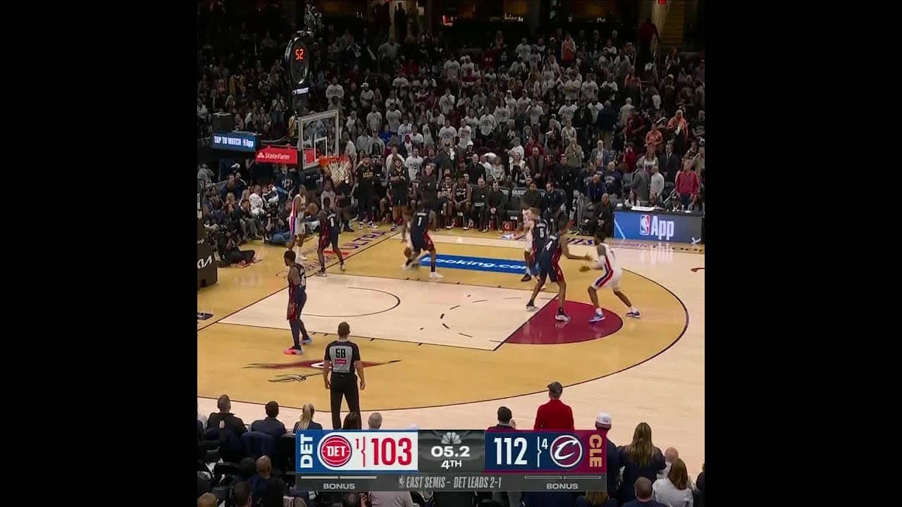 THE CAVS TIES THE EASTERN CONFERENCE SEMIFINALS WITH PISTONS 2-2 🚨