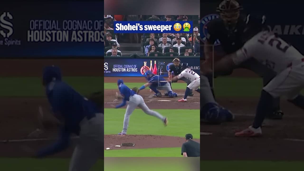 A nasty strikeout from Shohei Ohtani 🤢