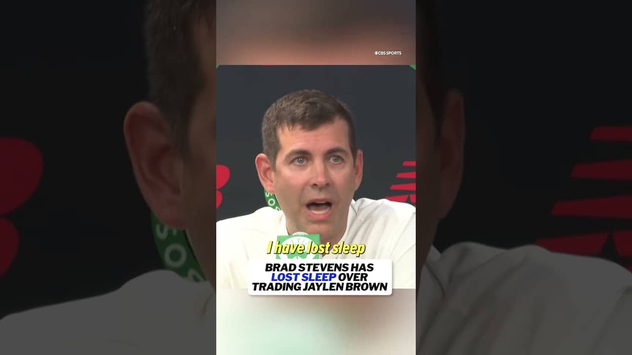 The Jaylen Brown trade wasn't an easy one for Brad Stevens #celtics #76ers #nba