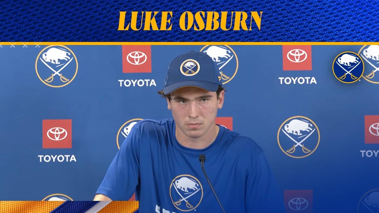 "Development Is Great In Buffalo" | Luke Osburn After Day Three Of Development Camp | Buffalo Sabres