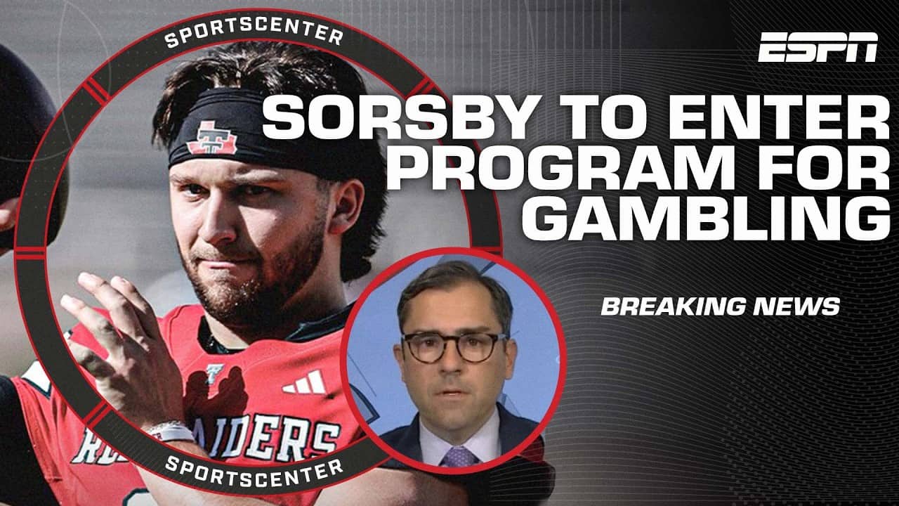 Brendan Sorsby entering residential treatment program for gambling addiction | SportsCenter