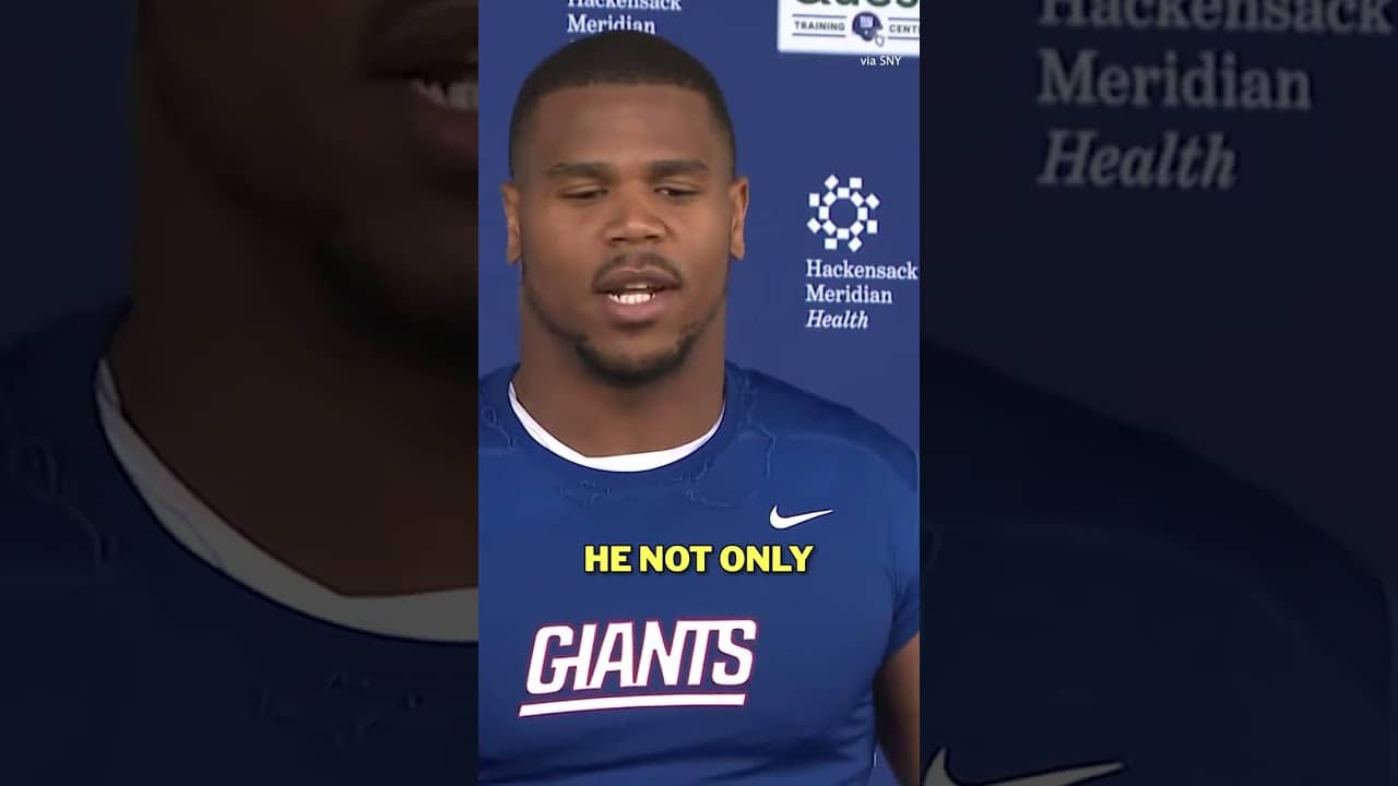 Abdul Carter discusses his current relationship with Jaxson Dart #nfl  #newyorkgiants  #nygiants