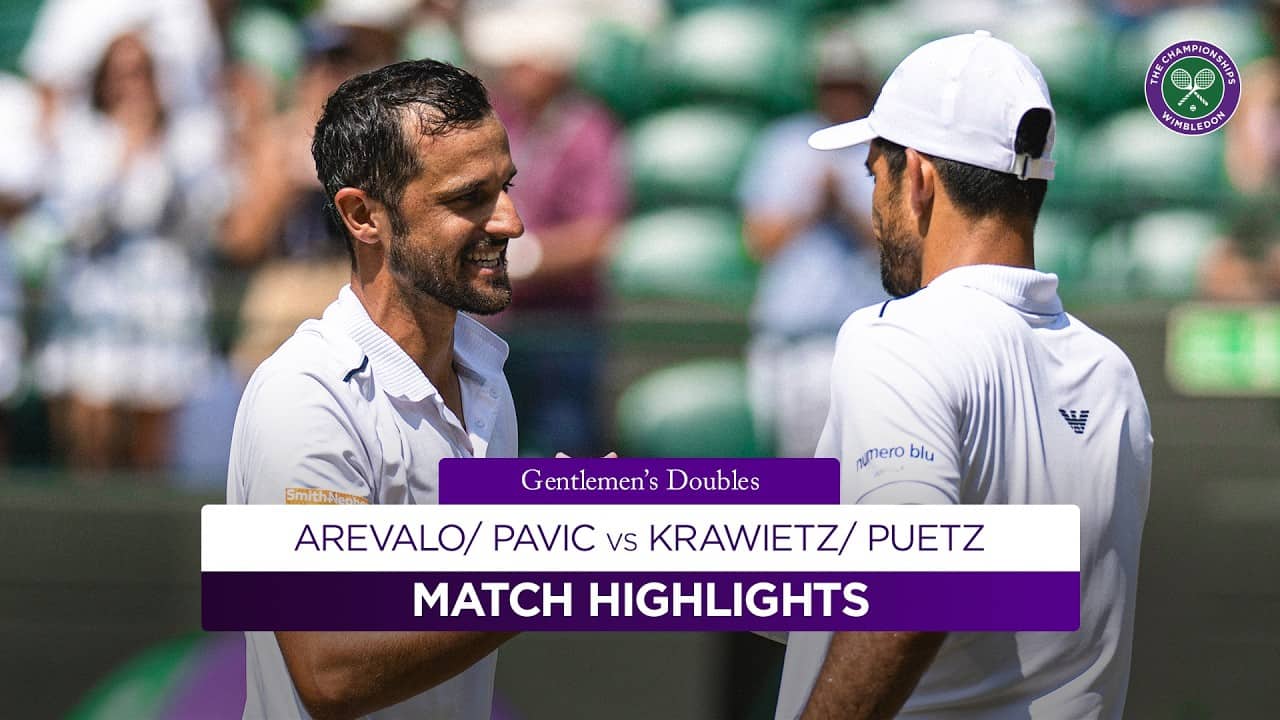 A dominant performance! 🎭 | Arevalo/ Pavic vs Krawietz/ Puetz | Highlights | Wimbledon 2026