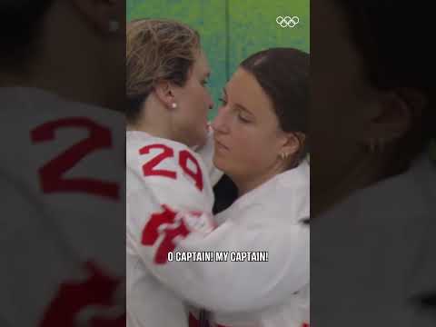 "Captain Clutch" leads by example on the field and beyond. ❤️ #Olympics #MilanoCortina2026
