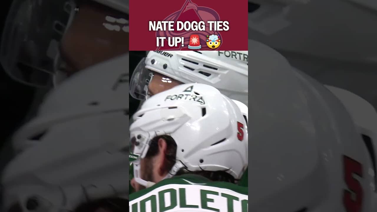 Tie Game Thanks to MacKinnon!!🚨🚨🚨