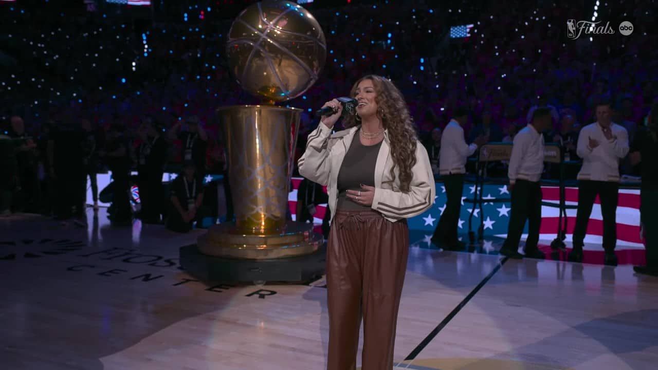 Tori Kelly Performs The National Anthem Ahead Game 1 of the 2026 NBA Finals!