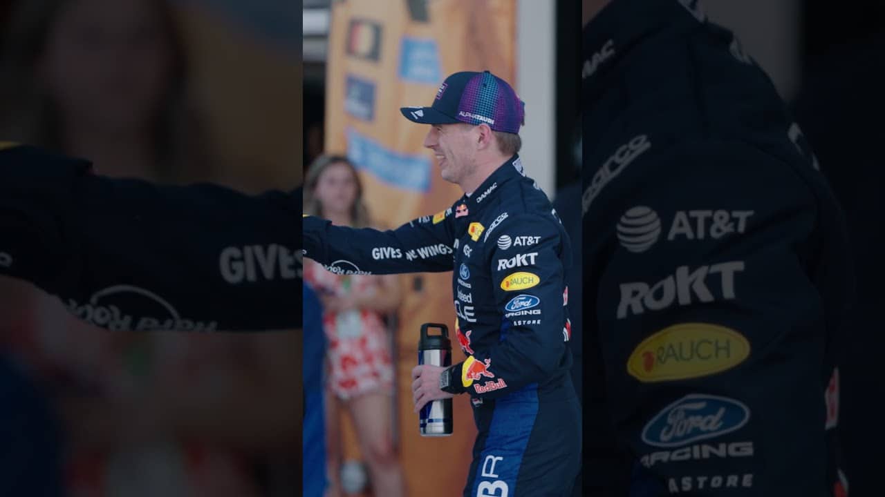 In the moment 🤩 #F1 #RedBullRacing