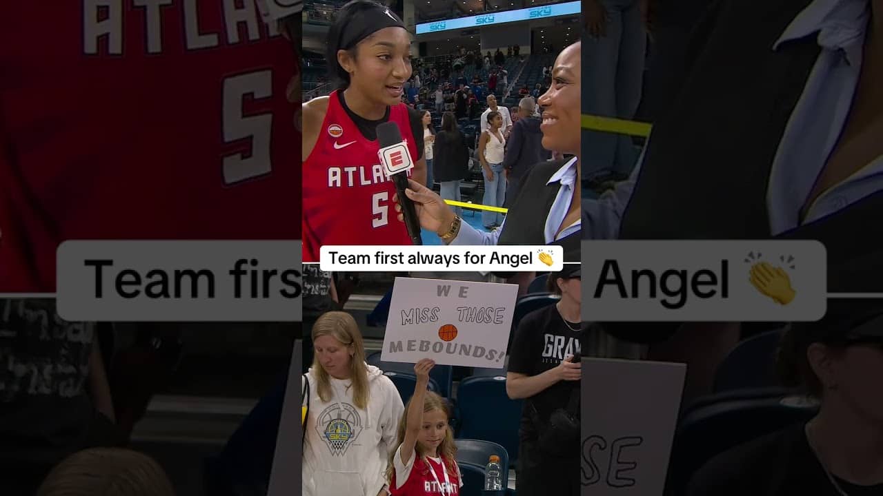 After registering a record 57th double-double, Angel Reese was only concerned about the W 🔥