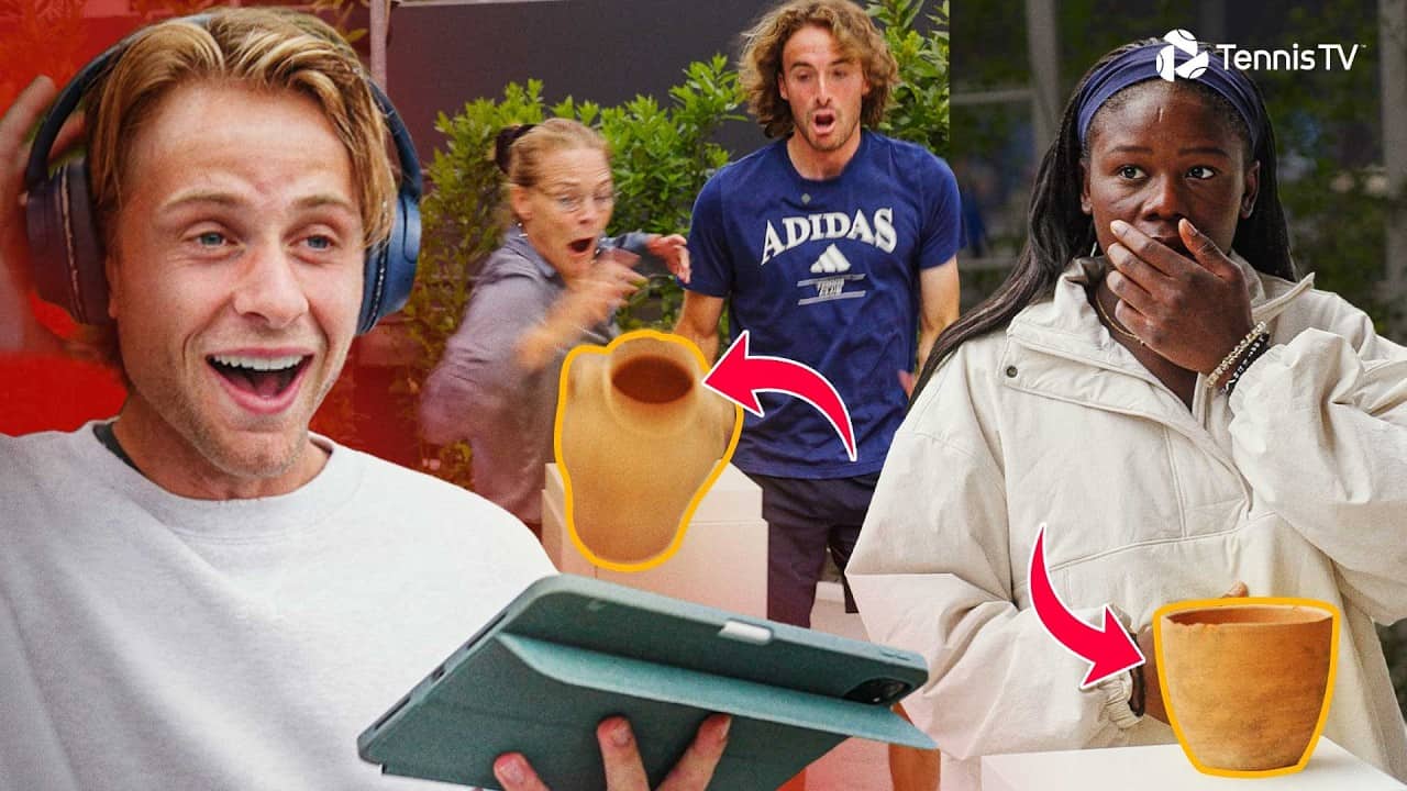Pranking Tennis Players With A "Priceless" Roman Artefact 🫣