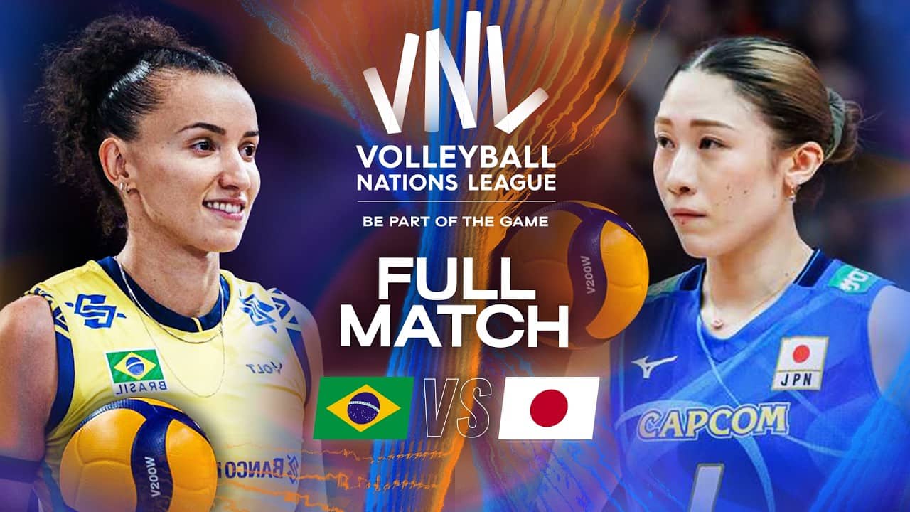 Brazil 🇧🇷 Vs  Japan 🇯🇵  - Semi Final | VNL 2025 - Full Match