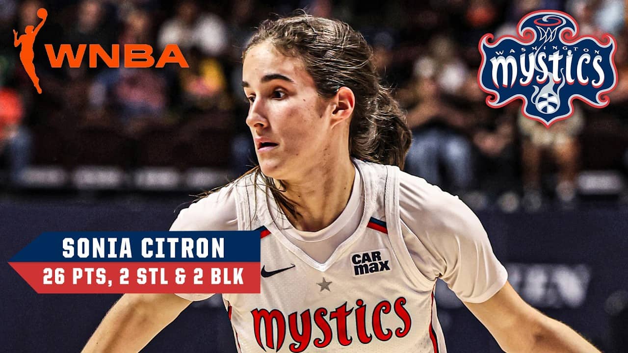 Sonia Citron GOES OFF for 26 PTS 🔥 Leads the Mystics to their 1st win of the season | WNBA on ESPN