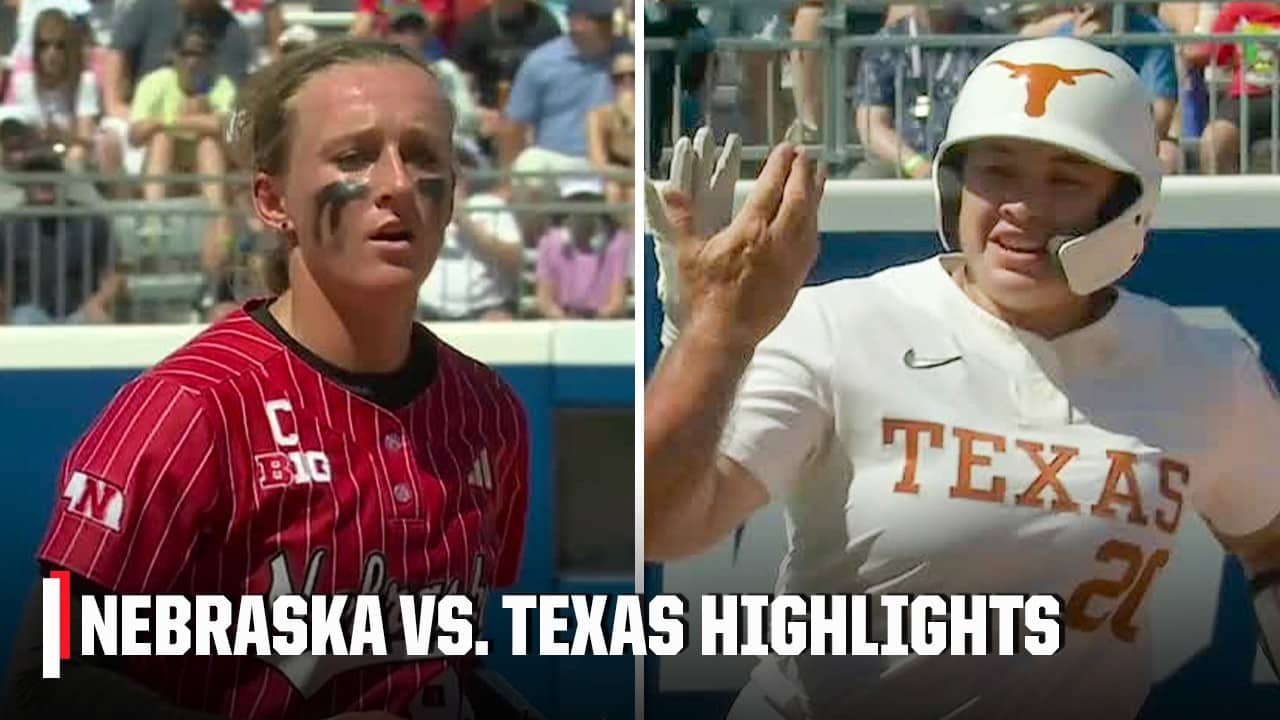 ELIMINATION GAME 🥎 Nebraska vs. Texas | Full Game Highlights | Women’s College World Series