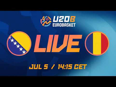 LIVE - Bosnia and Herzegovina v Romania | FIBA U20 Women's EuroBasket 2026 Division B | Group Phase