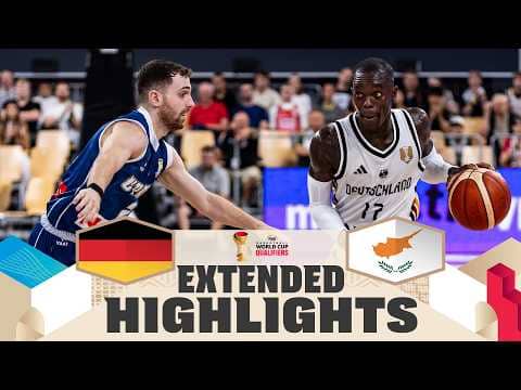 Germany 🇩🇪 v Cyprus 🇨🇾 | Extended Highlights | FIBA Basketball World Cup 2027 European Qualifiers