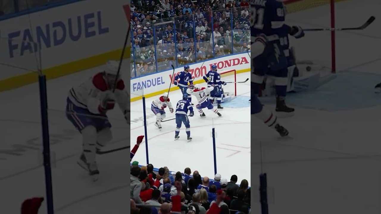 Alex Newhook scores Game 7 winner #NHL #Goal #Shorts