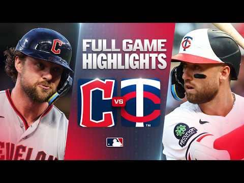 GUARDIANS vs. TWINS: Official Full Game Highlights (July 8) | 2026 MLB Season