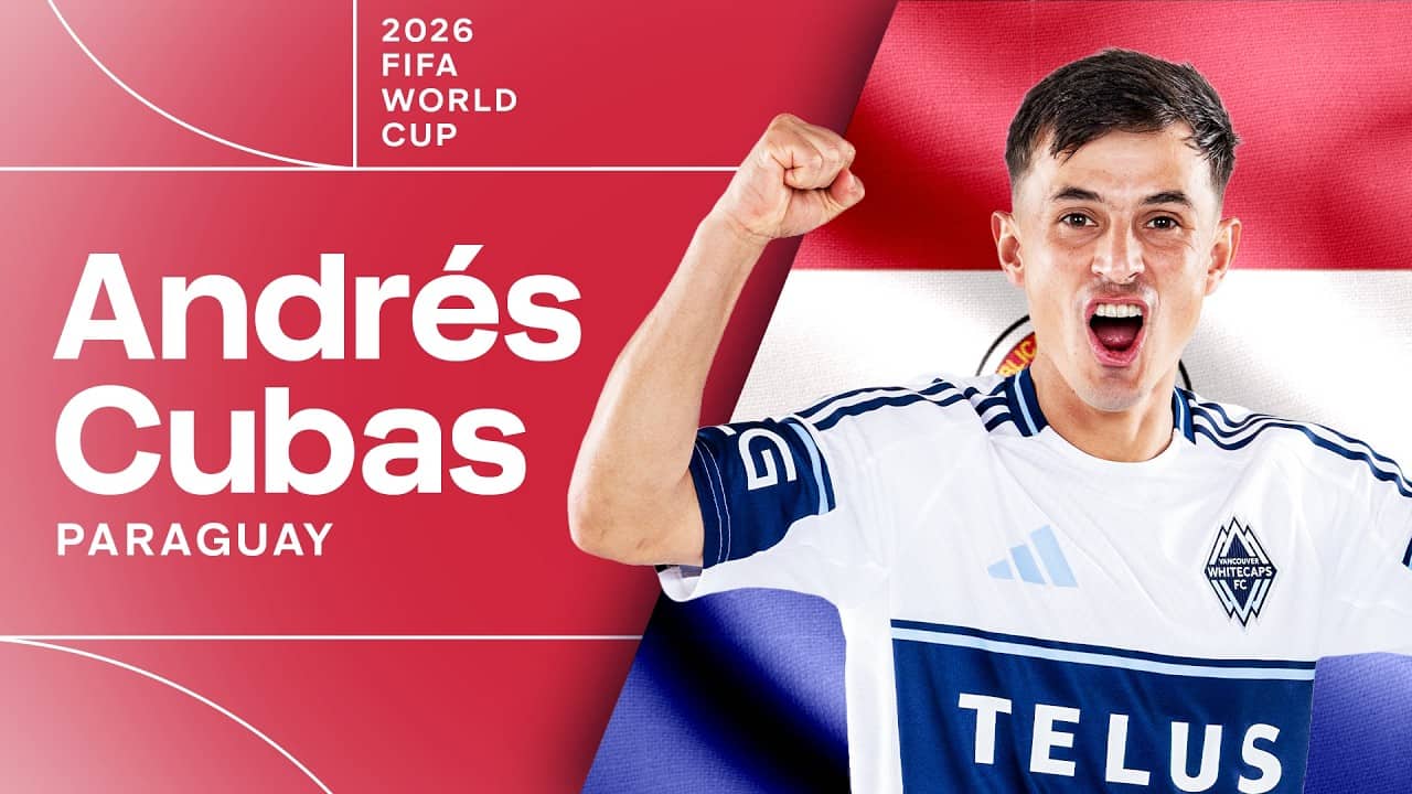 Vancouver Whitecaps Midfielder Andrés Cubas Makes Paraguay 2026 World Cup Roster!