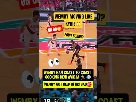 Playoff Wemby moving like KYRIE😳