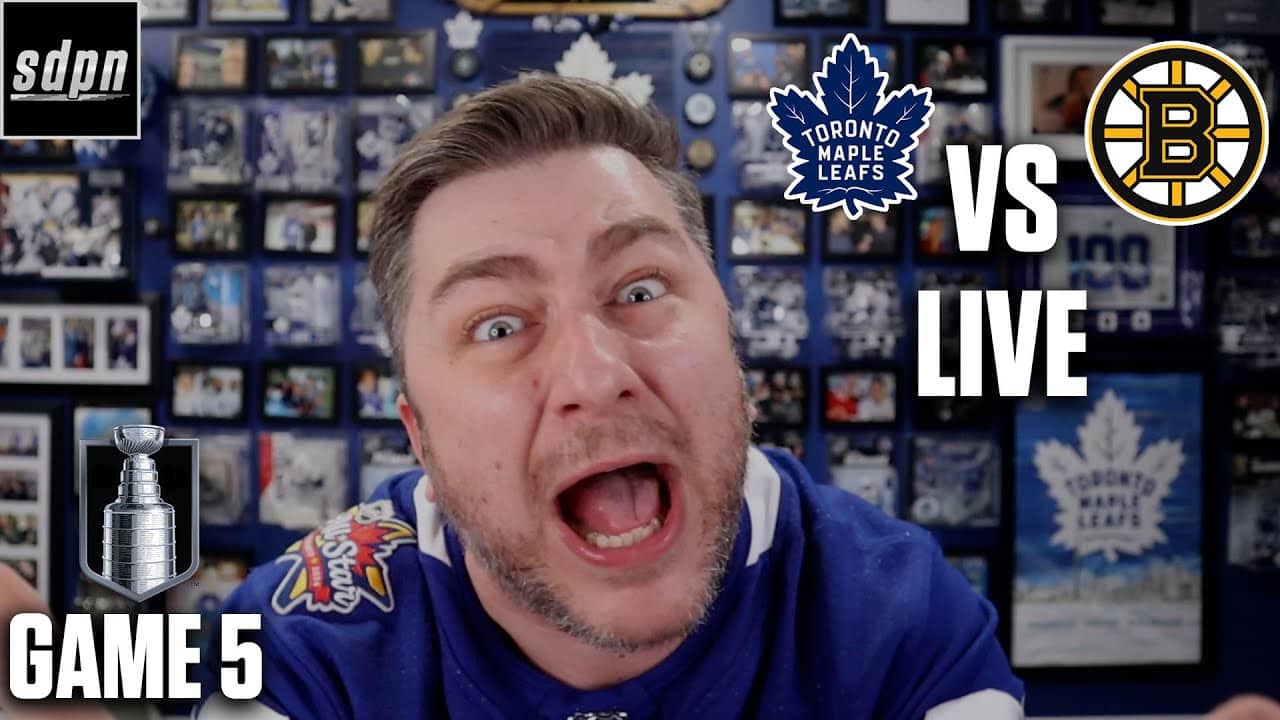 Stanley Cup Playoffs - Maple Leafs @ Bruins Game 5 LIVE w/ Dangle + Predators @ Canucks  w/ Wylde