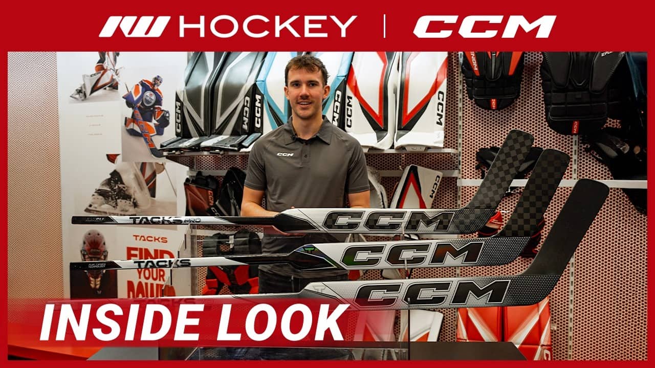 CCM Tacks Goalie Stick Line // Inside Look