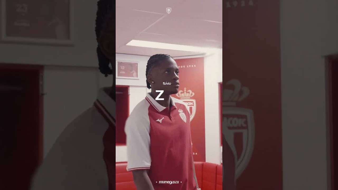 𝐅𝐥𝐚̀𝐯𝐢𝐨 𝐍𝐚𝐳𝐢𝐧𝐡𝐨 est Rouge & Blanc 🇲🇨 - AS MONACO