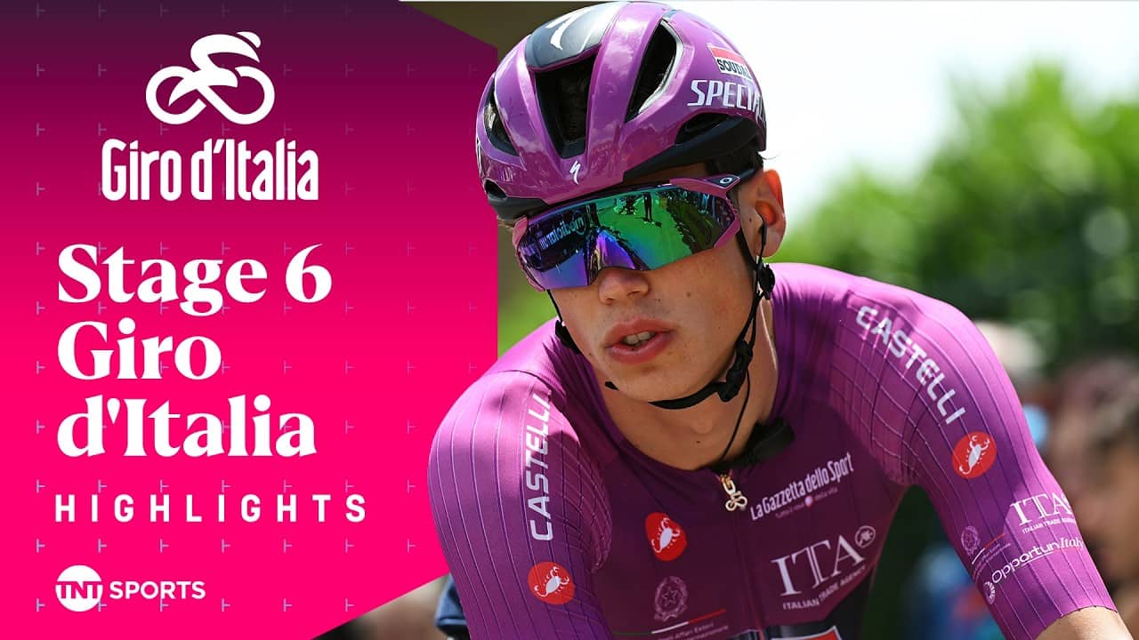 CRASHES ON THE COBBLE 🍿 | 2026 Men's Giro d'Italia Stage 6 Race Highlights | TNT Sports Cycling