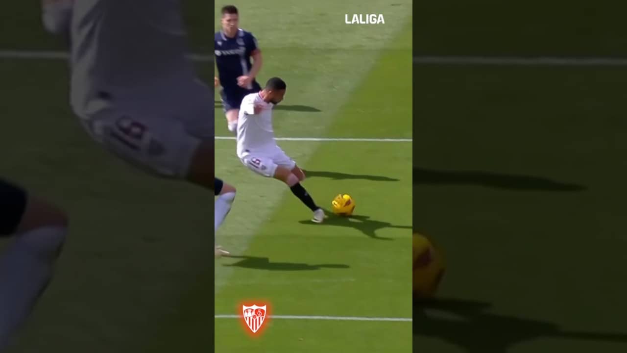 El 🚀 de En-Nesyri 🔥 #SevillaRealSociedad #sevillafc