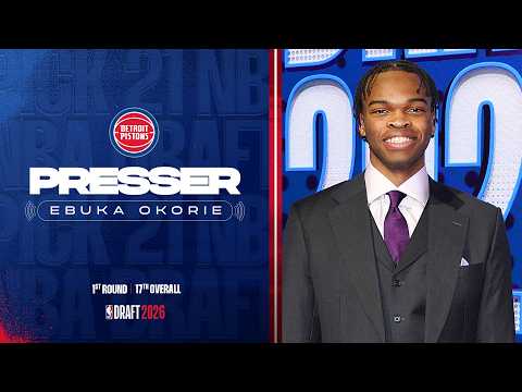 Ebuka Okorie Introductory Press Conference | NBA Draft 2026