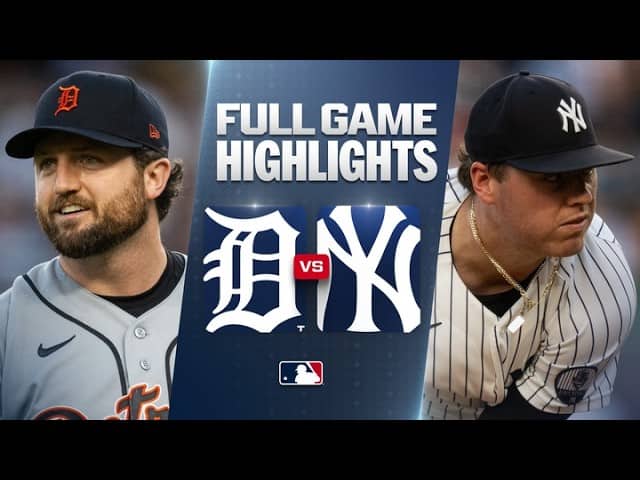 TIGERS vs. YANKEES: Official Full Game Highlights (June 29) | 2026 MLB Season