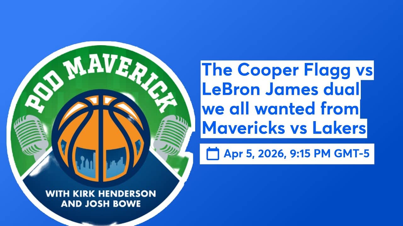 📱The Cooper Flagg vs LeBron James dual we all wanted from Mavericks vs Lakers  📱