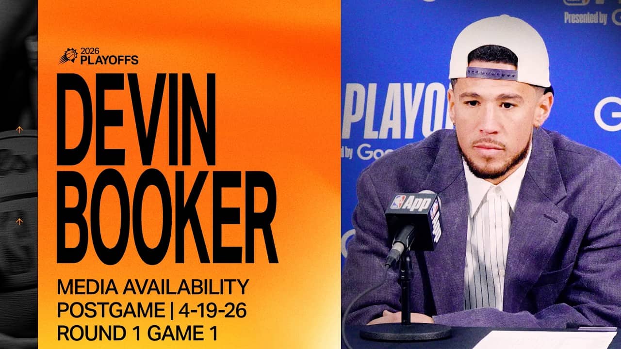 Devin Booker Postgame Media Availability | Phoenix Suns | NBA Playoffs