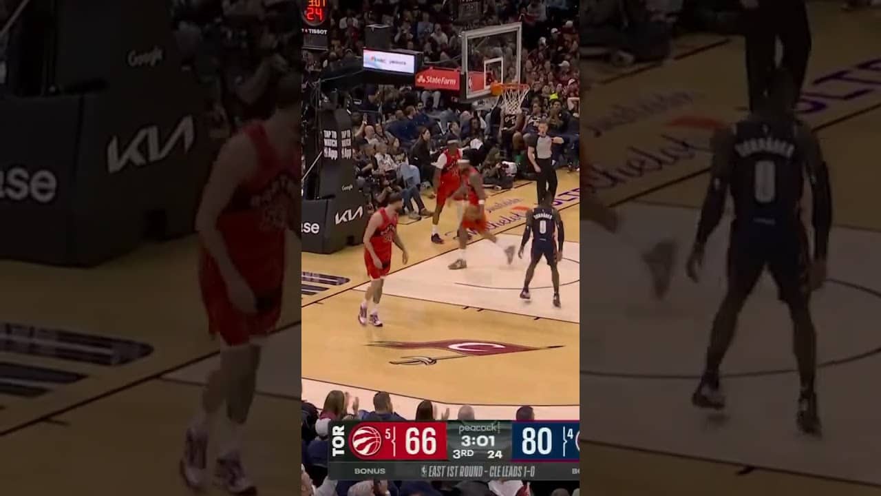 🎥 TOR vsCLE, G2: GAME HIGHLIGHTS & RECAP. #LetEmKnow #Cavs #NBA #Shorts