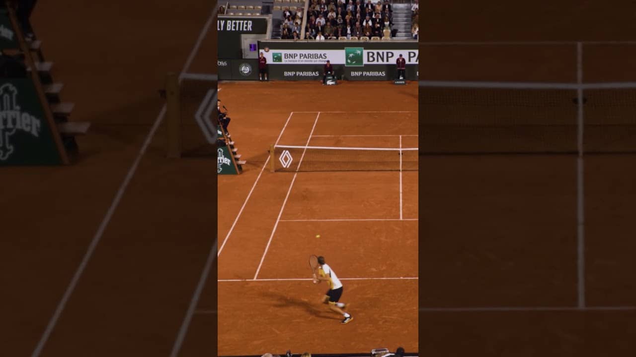 Zverev shines ✨😮‍💨 #RolandGarros #tennis #zverev #sports #skills
