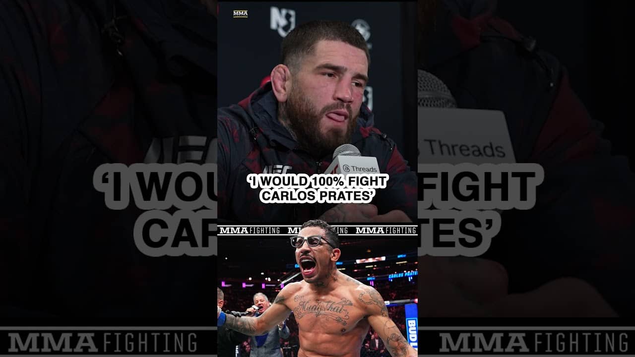 Sean Brady would "100% fight Carlos Prates" after his big win at #UFC328