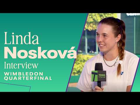 Linda Noskova talks confidence level after reaching FIRST major semifinal | 2026 Wimbledon