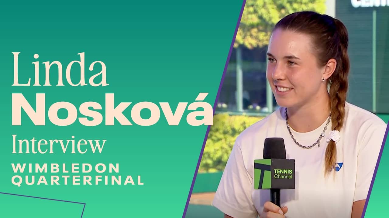 Linda Noskova talks confidence level after reaching FIRST major semifinal | 2026 Wimbledon
