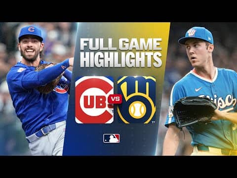 CUBS vs. BREWERS: Official Full Game Highlights (June 26) | 2026 MLB Season