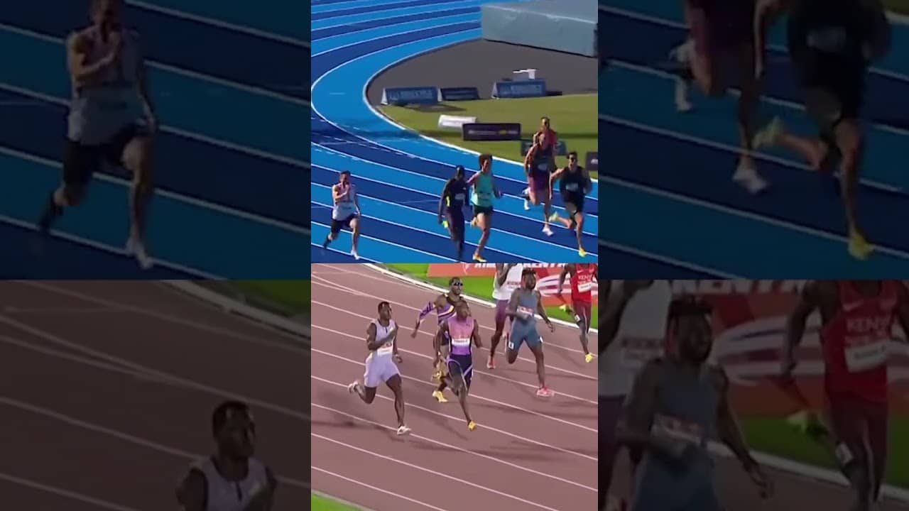 Gout Gout vs Sinesipho Dambile | Finishing Speed Comparison