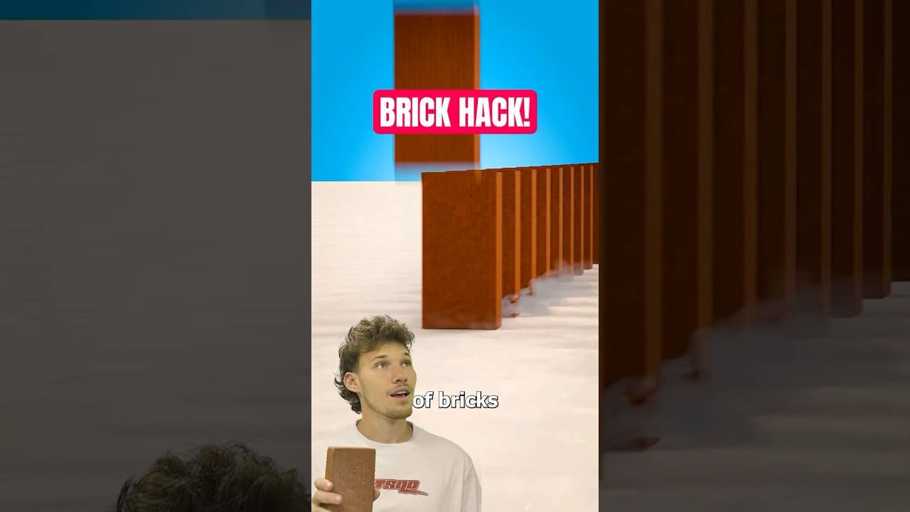 Brick Domino Hack! @zackdfilms