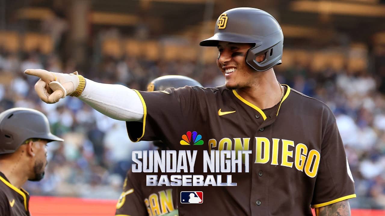 Manny Machado crushes three-run HR to dead center vs. Dodgers | Sunday Night Baseball | MLB on NBC