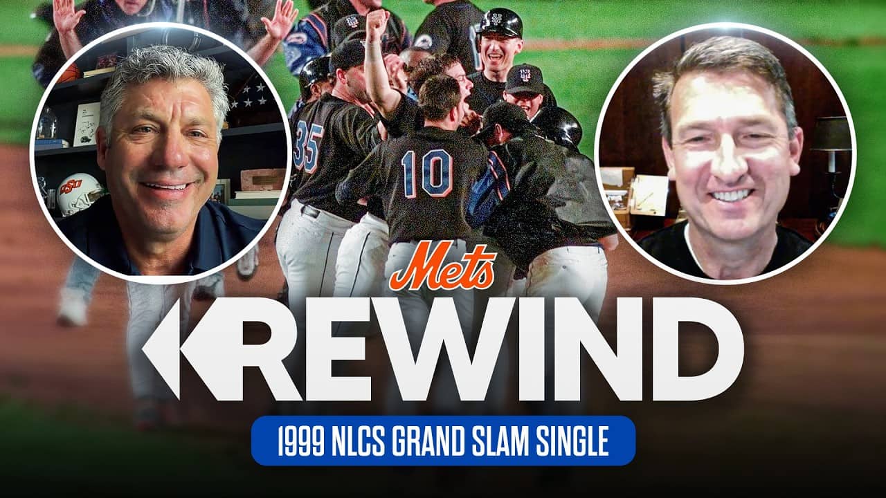 Robin Ventura and John Olerud Re-Watch Grand Slam Single | Mets Rewind
