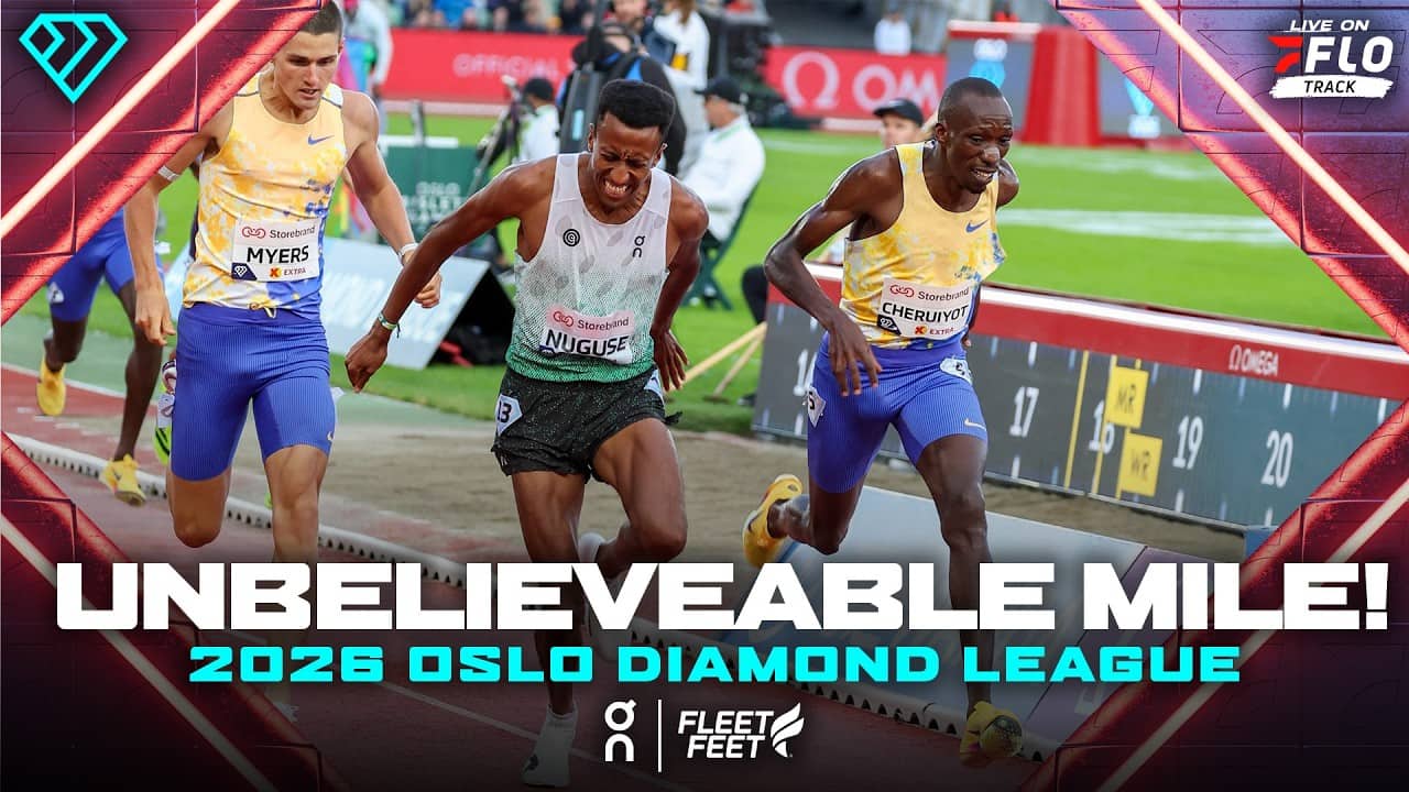 Nuguse, Cheruiyot Incredible Dream Mile Finish | 2026 Oslo Diamond League