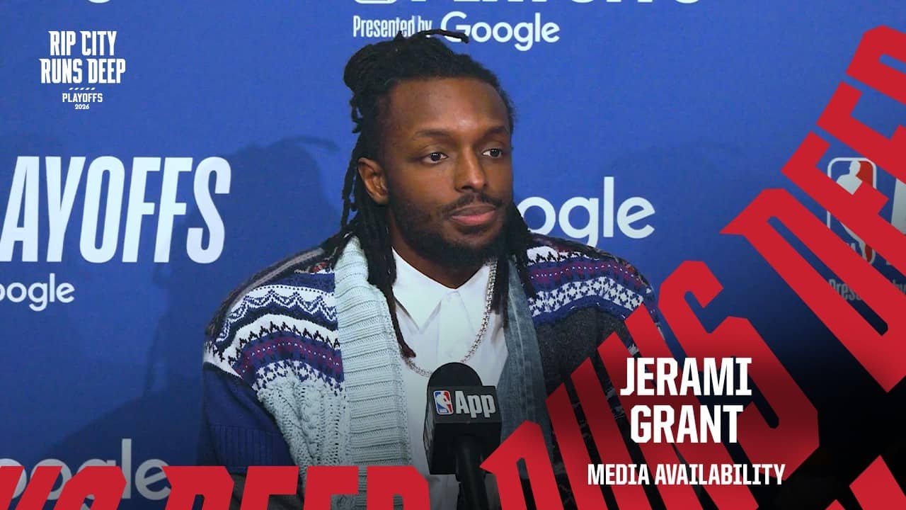 Jerami Grant Postgame Media Availability | Trail Blazers vs Spurs Playoffs Game 4 | April 26, 2026