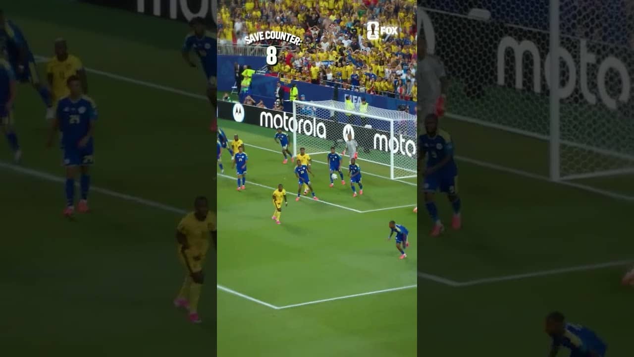 All 15 saves from Curaçao’s Eloy Room, the 2nd-most ever in a Men’s FIFA World Cup match