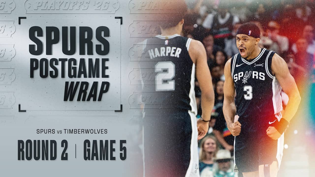 Spurs Postgame Wrap LIVE | Round 2 Game 5 Reaction, Spurs Take 3-2 Series Lead